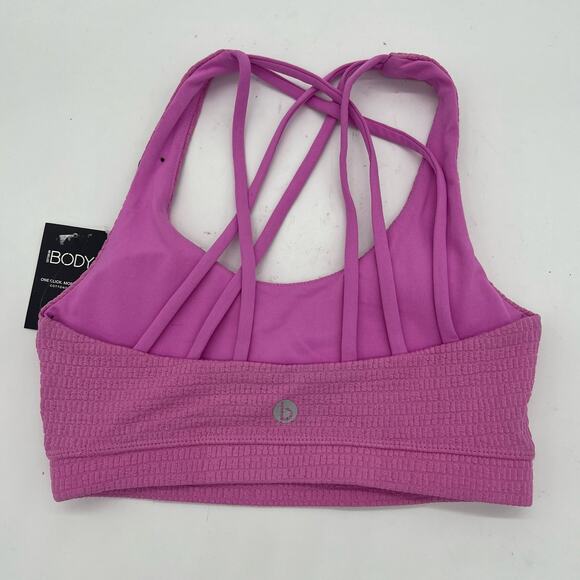 Cotton On Body Strappy Sports Crop Neon Orchid Womens Size XS - Picture 5 of 8